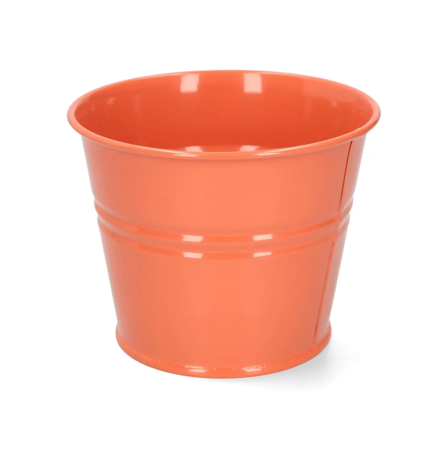 Bloempot, zink, abrikoos, Ø14,5 cm