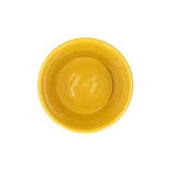 Bloempot, zink, bremgeel, Ø11 cm