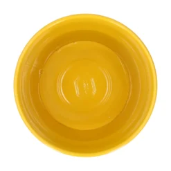 Bloempot, zink, bremgeel, Ø17 cm