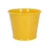 Bloempot, zink, bremgeel, Ø14,5 cm