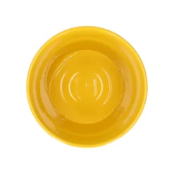 Bloempot, zink, bremgeel, Ø14,5 cm