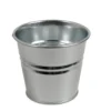 Bloempot, zink, naturel, Ø 14,5 cm