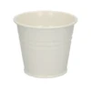 Bloempot, zink, offwhite, Ø 11 cm