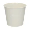 Bloempot, zink, offwhite, Ø 17 cm