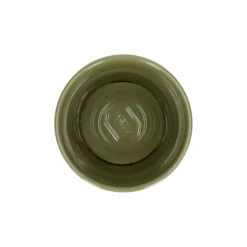 Bloempot, zink, olijfgroen, Ø11 cm