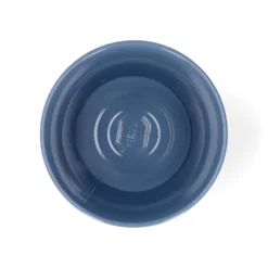 Bloempot, zink, zeeblauw, Ø14,5 cm