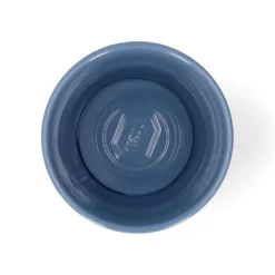 Bloempot, zink, zeeblauw, Ø11 cm