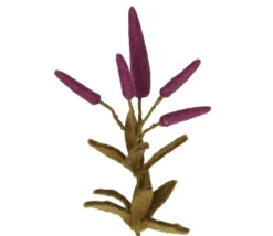 Bloem veronica, vilt, paars, 35 cm