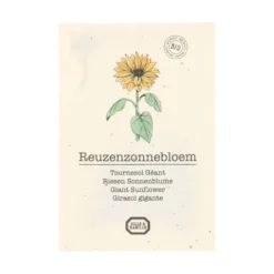 Bloemzaden, biologisch, zonnebloem, 2.5 g