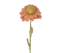Bloem zonnehoed, vilt, roze, 30 cm
