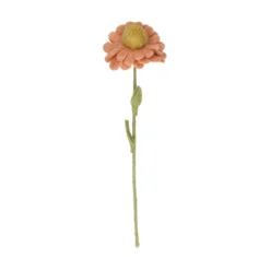 Bloem zonnehoed, vilt, roze, 30 cm