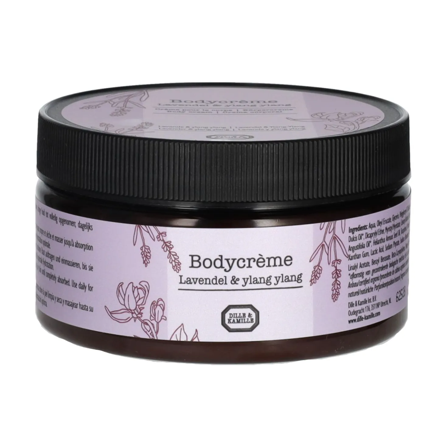 Bodycrème, lavendel & ylang, 200 ml