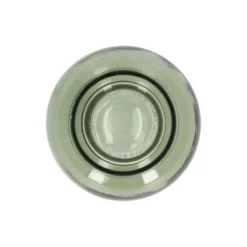 Bolvormige vaas, gerecycled glas, groen, Ø14,2 cm