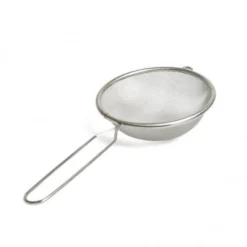 Bolzeef met steel, roestvrij staal, Ø 12 cm