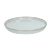 Bord reactieve glazuur, steengoed, grijs, Ø 20,5 cm