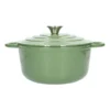 Braadpan, gietijzer, groen, Ø 24 cm