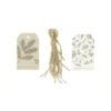 Cadeaulabels, kerstgroen, papier, 10 stuks