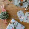 Cadeaulabels met bosvondsten, papier, 10 stuks