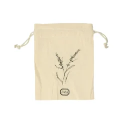 Cadeauzakje lavendel, bio-katoen, 19 x 22 cm