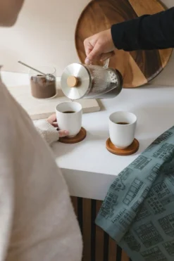 Cafetière, French press, roestvrijstaal, thee/koffie, 1 L