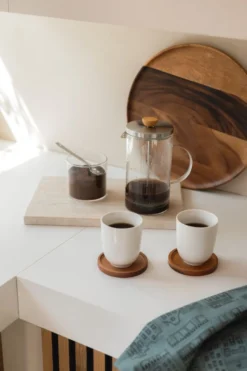 Cafetière, French press, roestvrijstaal, thee/koffie, 1 L