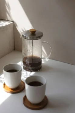 Cafetière, French press, roestvrijstaal, thee/koffie, 1 L