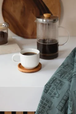 Cafetière, French press, roestvrijstaal, thee/koffie, 1 L