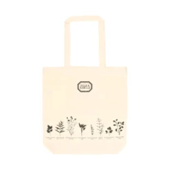 Canvas tas, Dille & Kamille, bio-katoen, keukenkruiden,38 x 38 cm