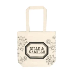 Canvas tas, Dille & Kamille, gerecycled katoen, klein, 30 x 36 x 10 cm