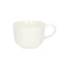 Cappuccinomok, organisch, porselein, wit, Ø 11 cm