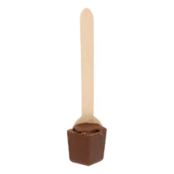 Chocolade lepel voor chocolademelk, creamy caramel, biologisch, 30 gram