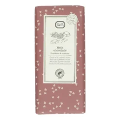 Chocoladetablet, melk, framboos & macaron, 130 g