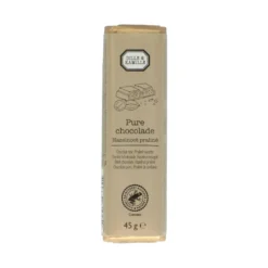 Chocoladetablet, puur, hazelnoot praliné, 45 g