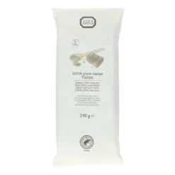 Chocolade voor chocolademelk, biologisch, 100% cacao, 210 gram