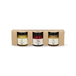 Curd trio, biologisch, cadeauset, 3 x 40 gram