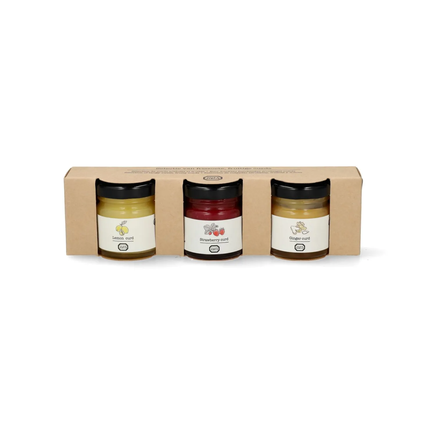 Curd trio, biologisch, cadeauset, 3 x 40 gram