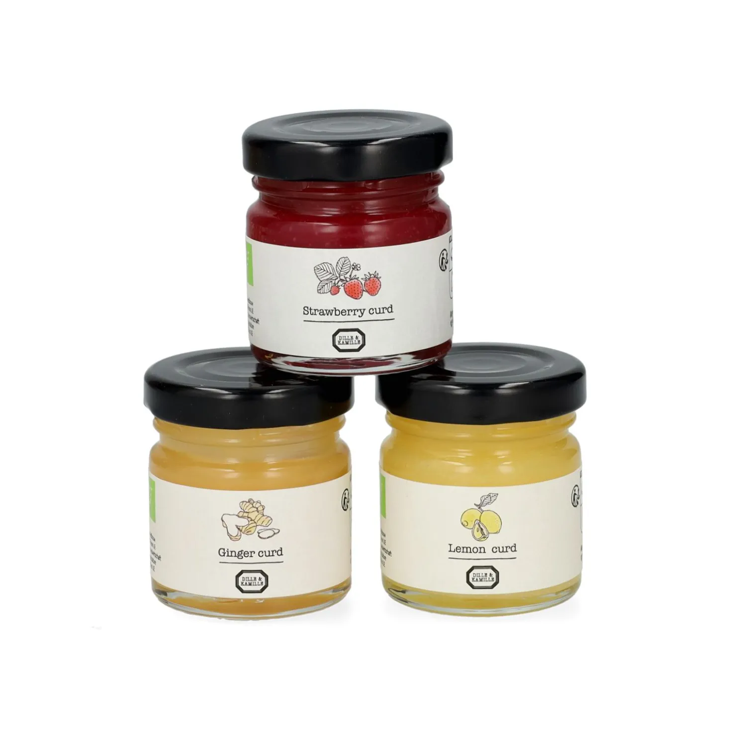 Curd trio, biologisch, cadeauset, 3 x 40 gram