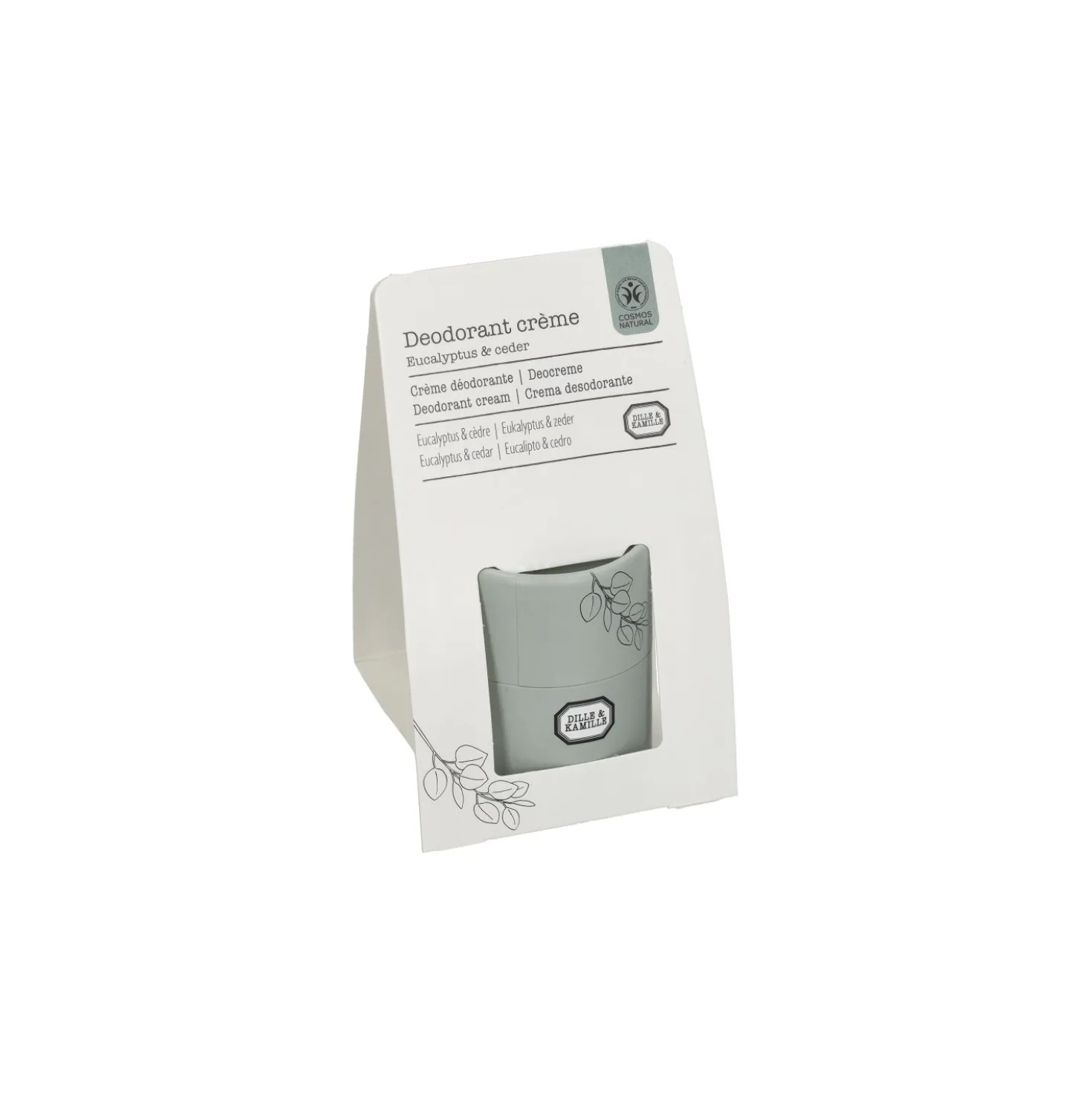 Deodorant crème, eucalyptus en ceder, 40 gram
