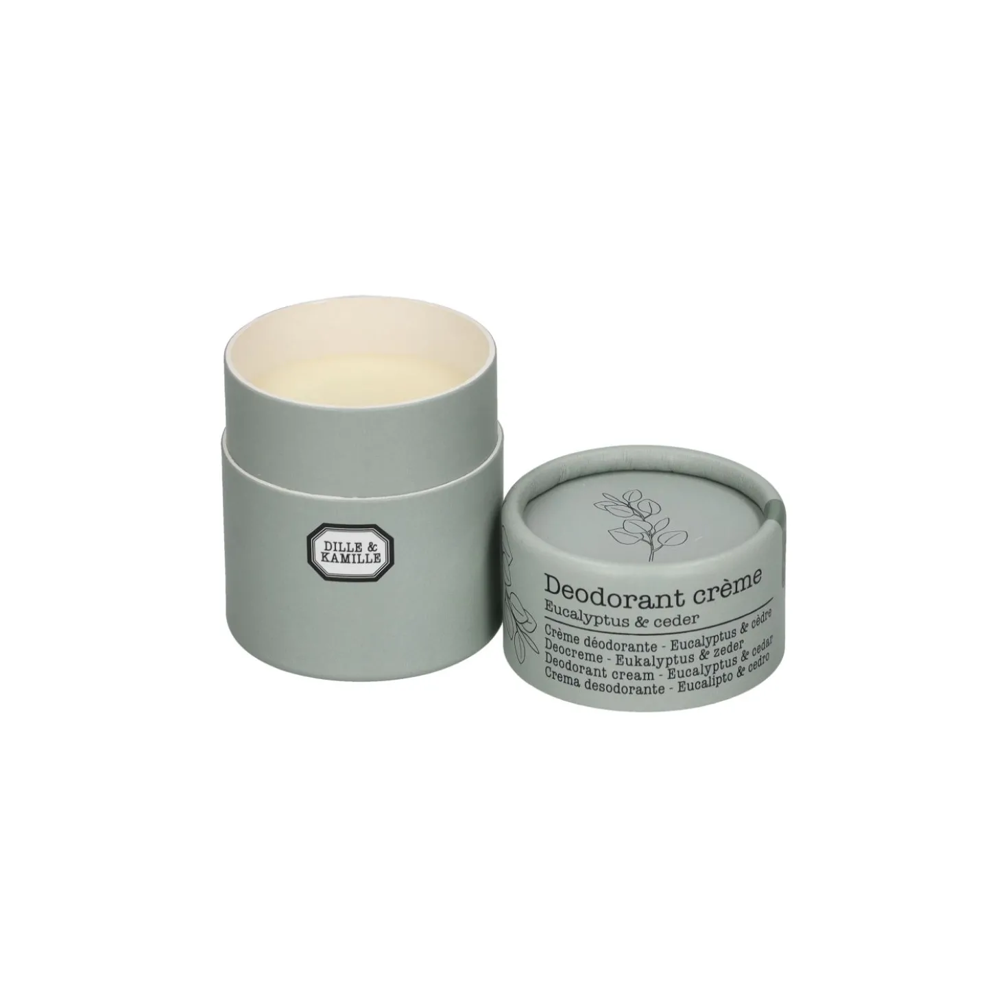 Deodorant crème, eucalyptus en ceder, 40 gram