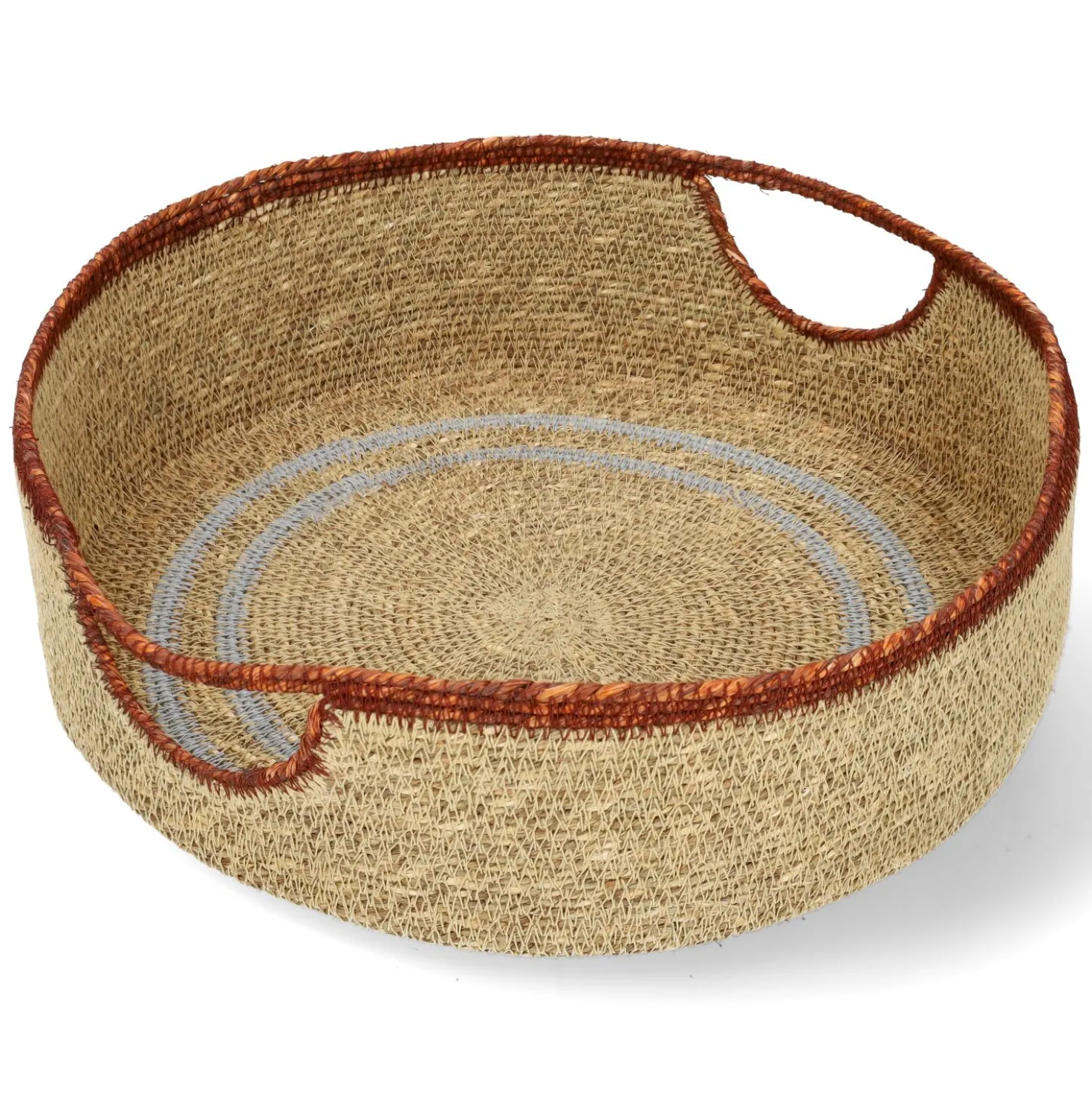 Dienblad, zeegras, Ø30 x 9 cm