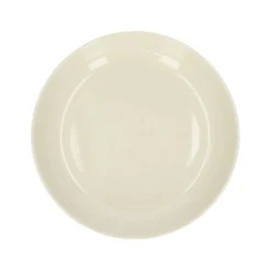 Diep bord, steengoed, beige, spikkel, Ø 22,5 cm