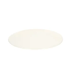 Dinerbord, organisch, porselein, wit, Ø 27 cm