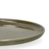 Dinerbord, reactieve glazuur, steengoed, olijfgroen, Ø27 cm
