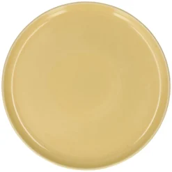 Dinerbord, reactieve glazuur, steengoed, korengeel, Ø27 cm
