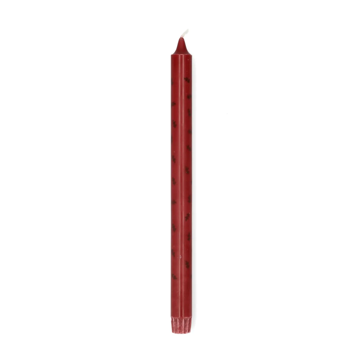 Dinerkaars, rood met takjes, 30 cm