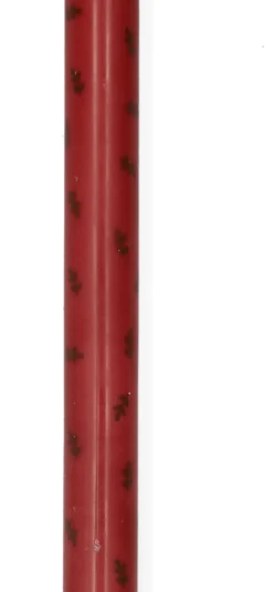 Dinerkaars, rood met takjes, 30 cm