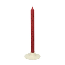 Dinerkaars, rood met takjes, 30 cm