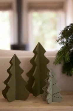 DIY kerstbomen 3D, hout, set van 3