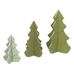 DIY kerstbomen 3D, hout, set van 3