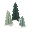 DIY kerstbomen 3D, hout, set van 3